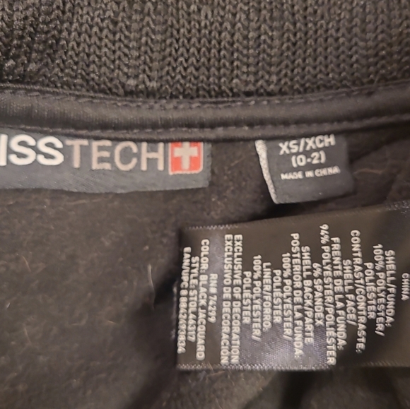 Coat Jacket xs Swiss Tech black - Picture 4 of 6